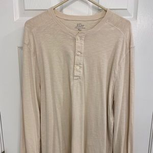 J. Crew Garment Died Henley Men’s Size L